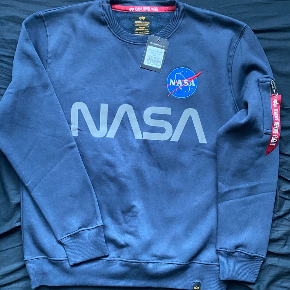 Alpha Industries NASA Reflective Sweatshirt